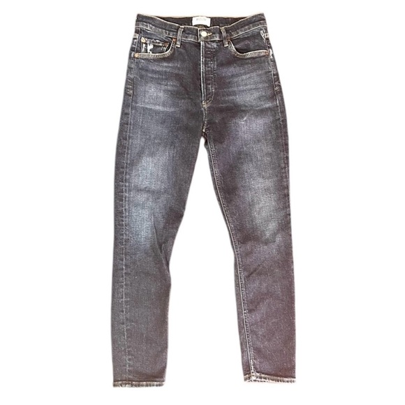 AGOLDE Denim Nico Slim Straight Jeans High Rise Size 26 - Picture 1 of 10